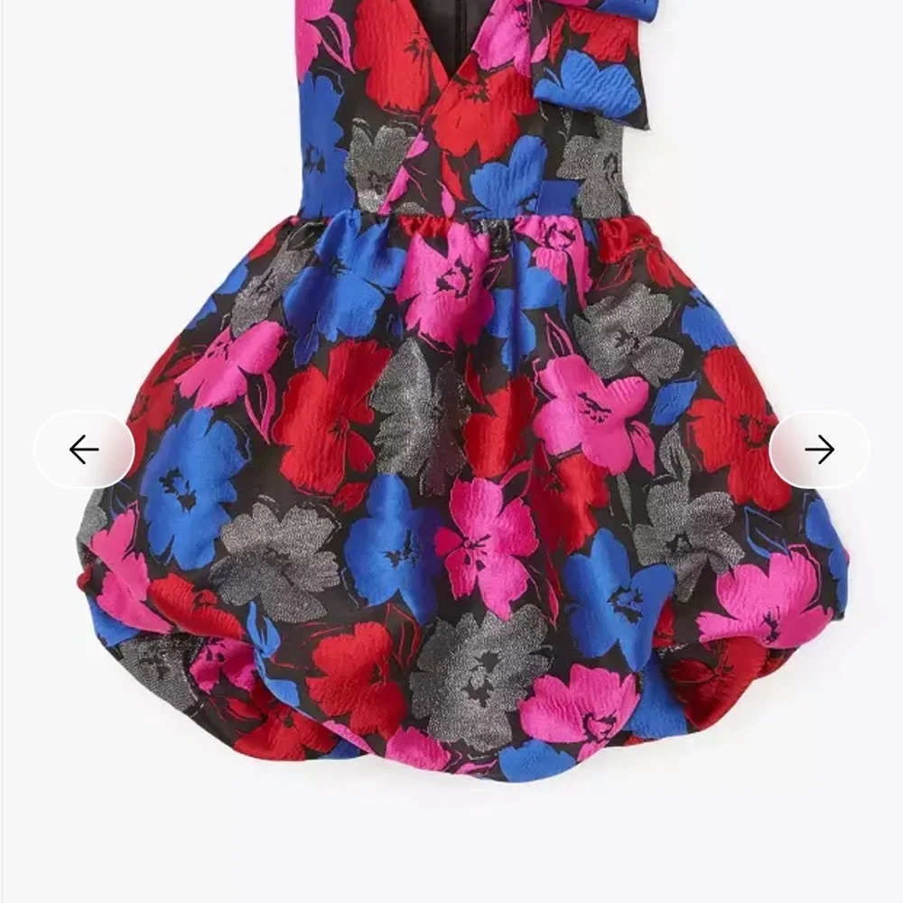 Kate Spade Women's Floral Dress - Black, Blue, Pink
